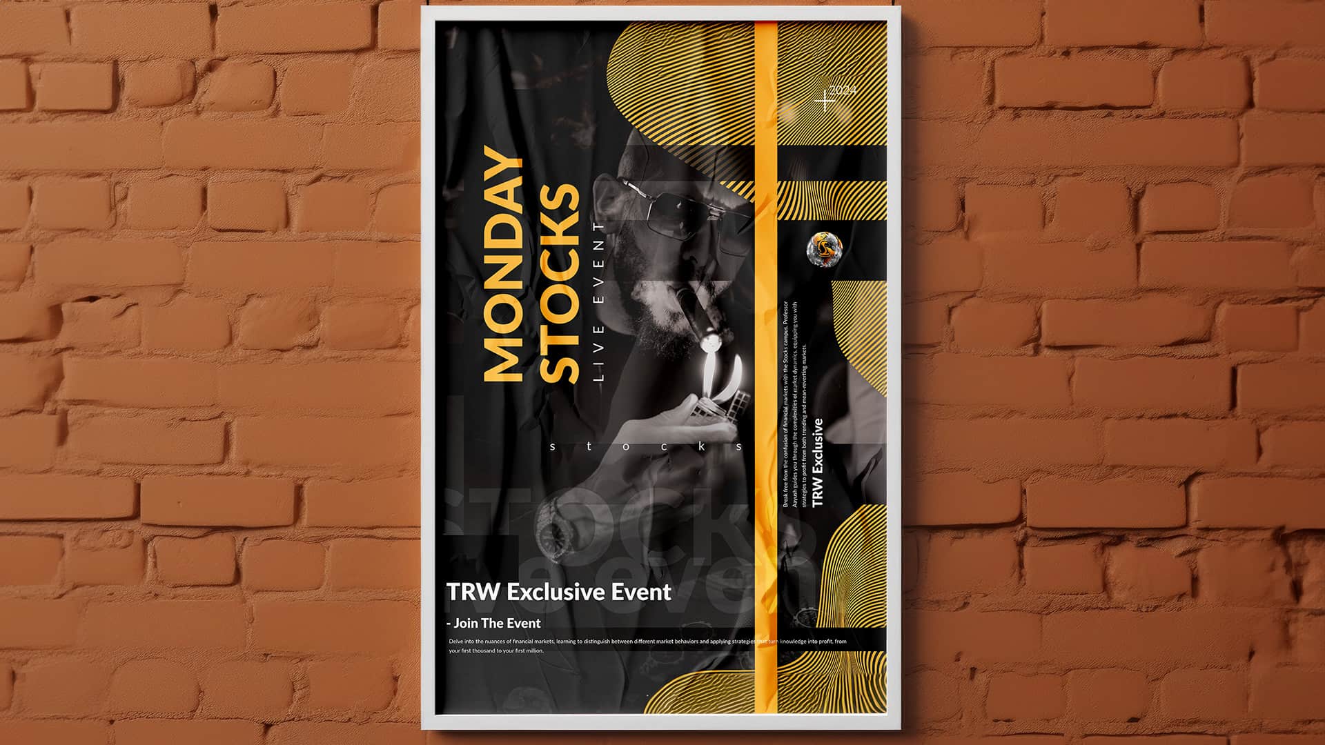 Poster Mockup of the Stocks AMA on Monday